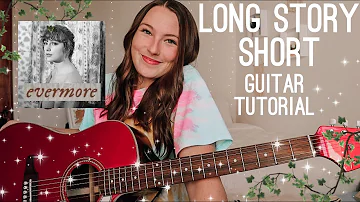 Long Story Short Guitar Tutorial // Taylor Swift evermore // Nena Shelby