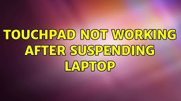 Ubuntu: Touchpad not working after suspending laptop (4 Solutions!!)