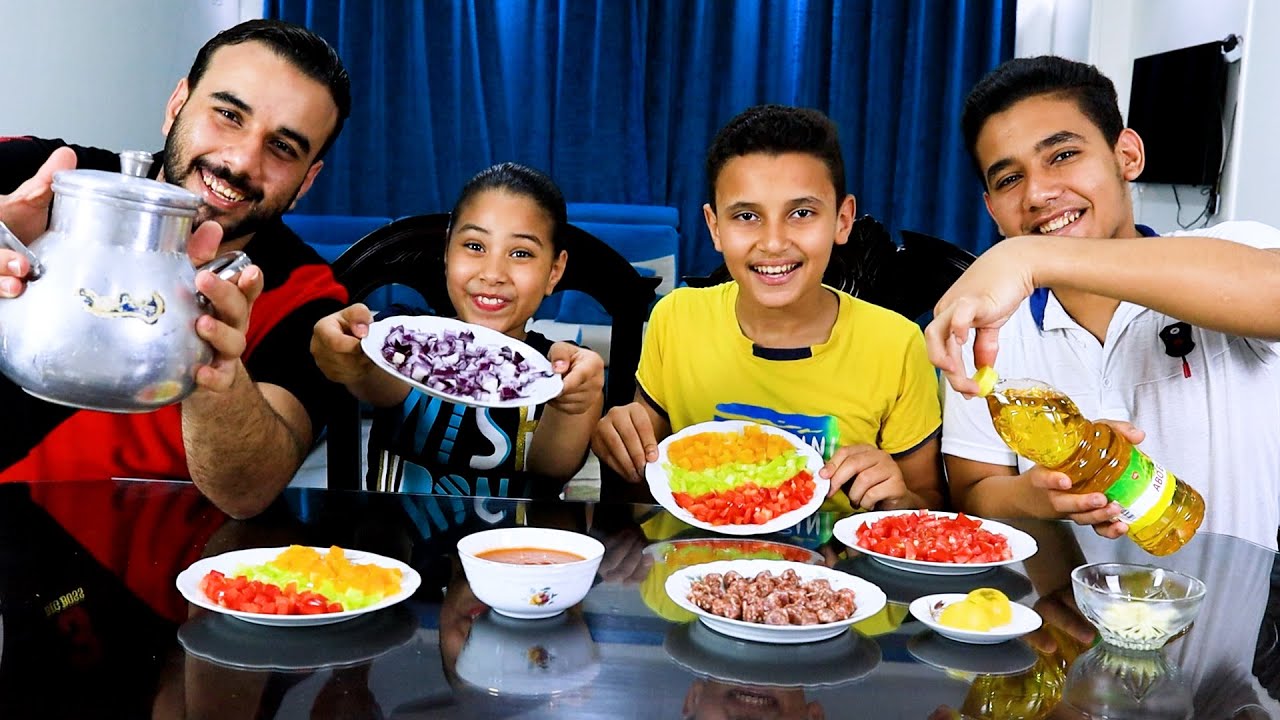 تسحرنا فول بوصفات غريبة ومختلفة || فول بصلصة الكشري والبصل 😎😋😋