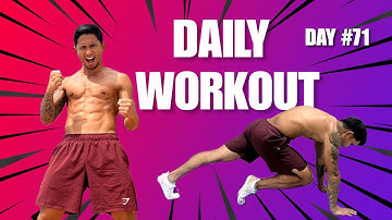 20 MIN PLYOMETRIC HIIT WORKOUT (SPEED, POWER, VERTICAL JUMP) | Daily Workout 71
