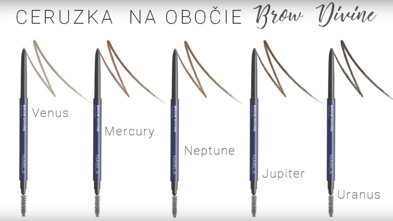 Ceruzka na obočie Brow Divine Nabla - YouTube