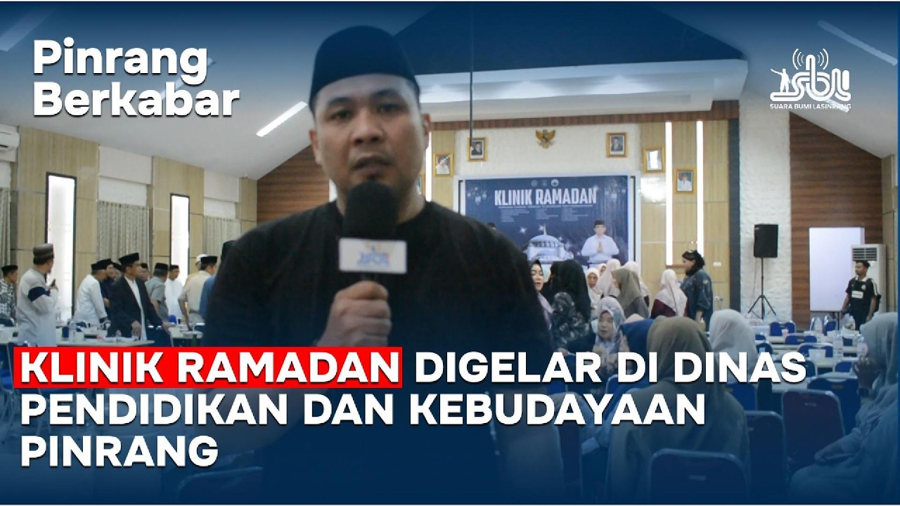 Pinrang Berkabar | Klinik Ramadan Digelar di Dinas Pendidikan dan Kebudayaan Pinrang