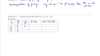 Math1319 -- Chapter 7 -- Section 1 -- Logic