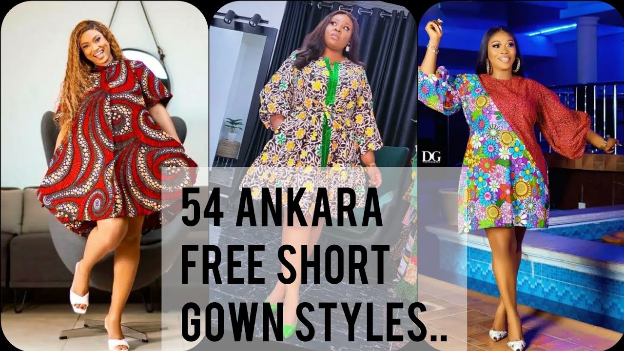 120 Ankara Short Gown Styles Designs 2024 | ThriveNaija | Ankara short gown  styles, Ankara short gown, Short gowns