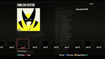 Black Ops 2 Emblem how to create Wolverine