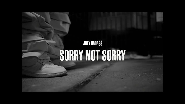 Joey Bada$$ - Sorry Not Sorry (Closest Instrumental)