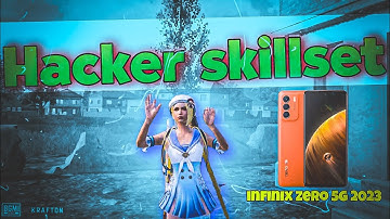 Hacker skillset🥵⚡| Infinix Zero 5G 2023 Bgmi Test | Zero Recoil & only headshots hacker sensitivity|
