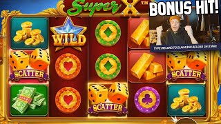 I tried MORE $100 SPINS on SUPER X! *BONUS HIT*(STAKE)