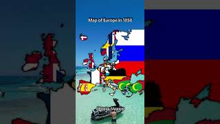 Map Of Europe In 1850
