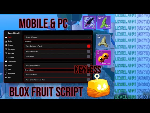 Speed Hub X Blox Fruits Script