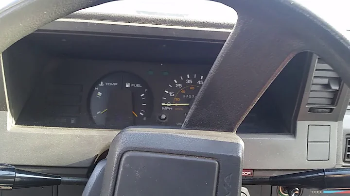 Cold Start 1988 Chevrolet Nova / Toyota Corolla 1.6 ltr 4ac engine carb.