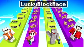 TAKIS vs PRIME  - LUCKY BLOCK in Minecraft!