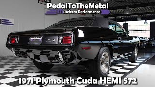 1971 Plymouth Cuda with a 572 HEMI with 740 HP! Completely new!
