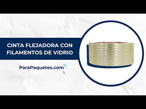 Cintas Flejadora con Filamentos de Fibra de Vidrio