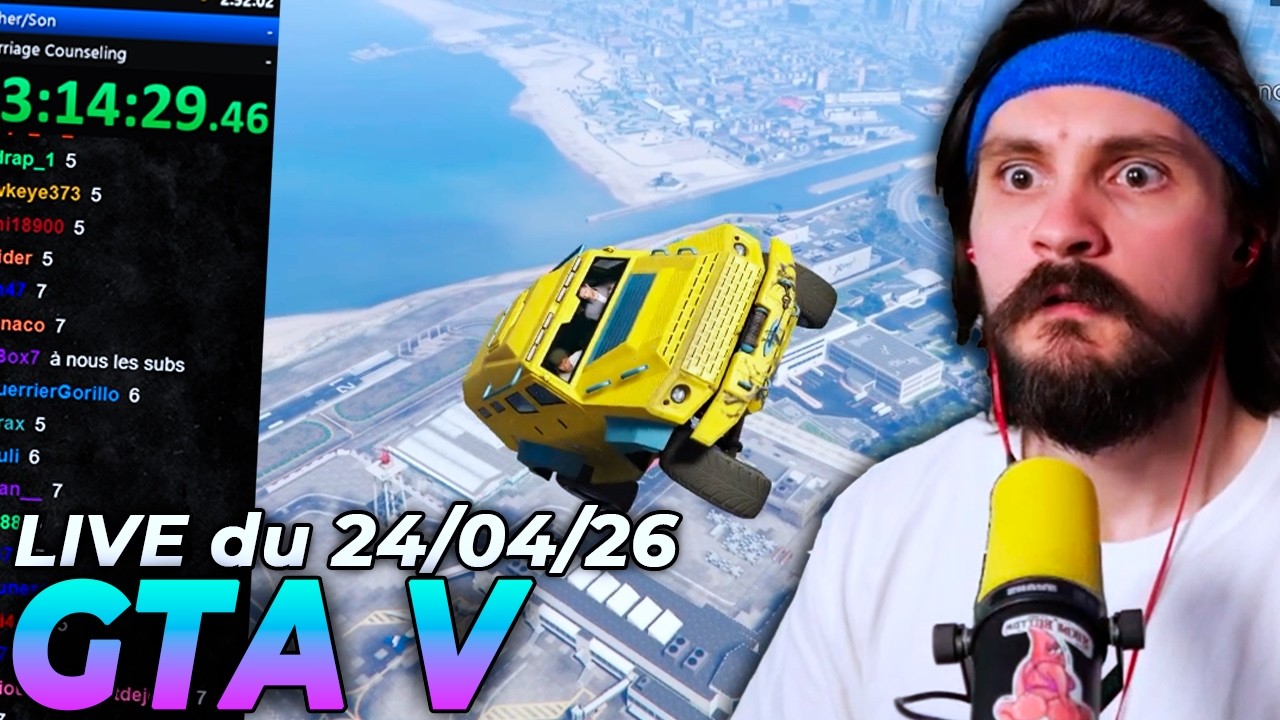 VOD Speedrun GTA V avec le Chaos Mod était une mauvaise idée - Live du ...