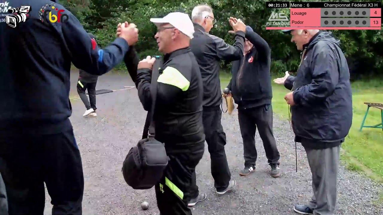 Miniature de la vidéo : Petanque Champ. Véterans X3 H et X2 D