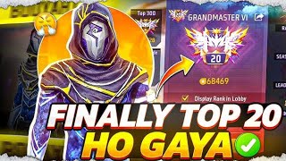 RANK PUSHING LIVE FINALLY TOP 20HO GAYA ✅