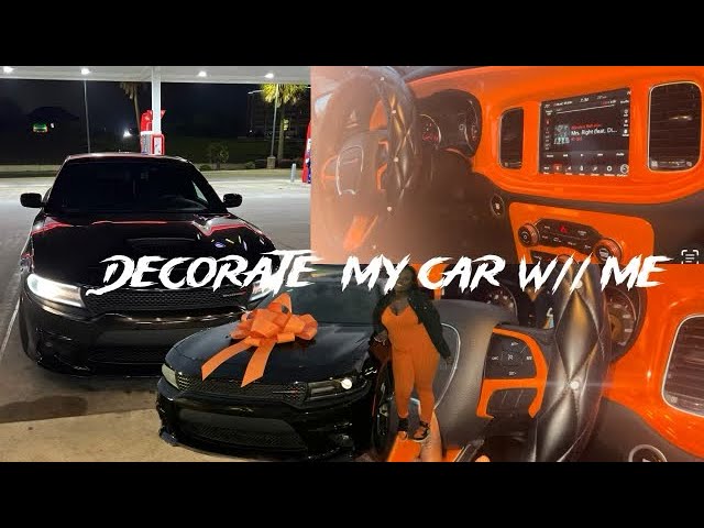 Decorate my Benz with me ✨ everything is linked in my bio under , car decoration