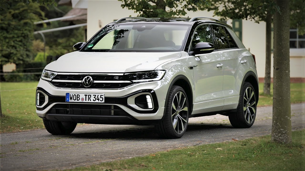 VW T-Roc Facelift (2022) als R-Line-Erlkönig erwischt