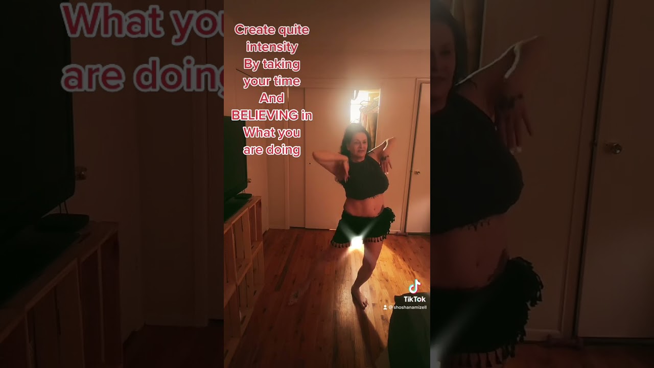 Stage presence for bellydancers 