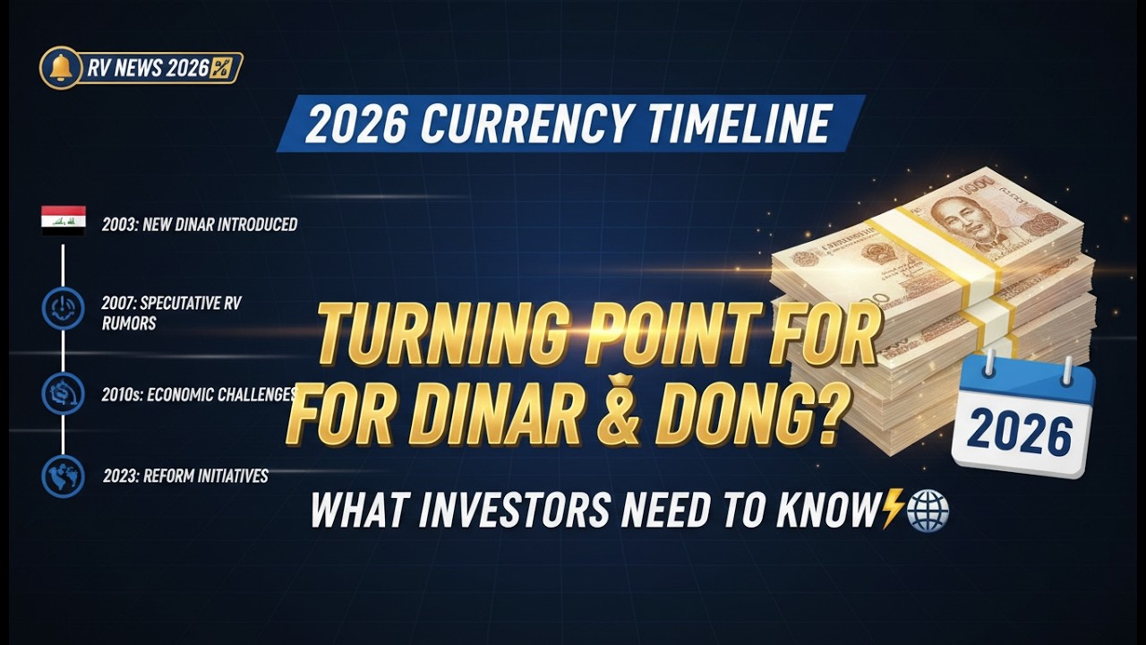 The Iraqi Dinar Timeline⚡Why 2026 Could Be the Turning Point for IQD & Dong  Investors🎙️Iraqi Dinar