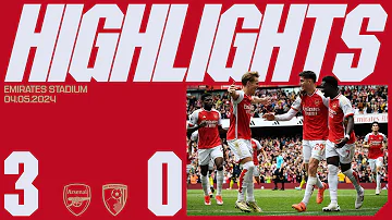 HIGHLIGHTS | Arsenal vs Bournemouth (3-0) | Saka, Trossard and Rice!