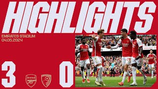 HIGHLIGHTS | Arsenal vs Bournemouth (30) | Saka, Trossard and Rice!