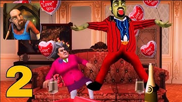 Scary Stranger 3D Prank Gameplay Walkthrough Part 2 (Android & ios)