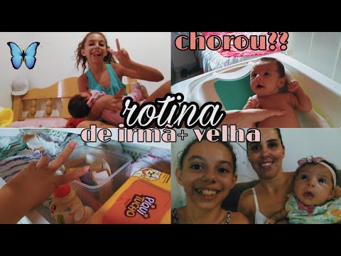 NOSSA ROTINA COM UM BEBÊ RECÉM-NASCIDO (Helena minha irmã)