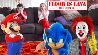 Floor is LAVA the Movie at My PB and J House!