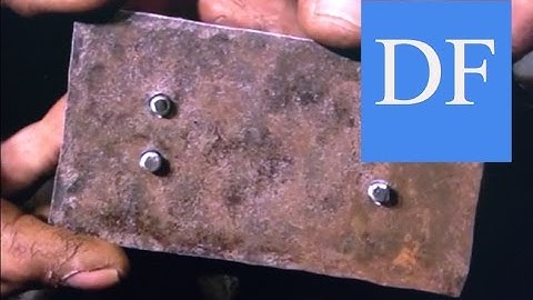 Blacksmithing for Beginners -  How To Rivet The Lugs For The Trunk Handle
