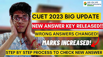 CUET 2023 good news 😍|CUET 2023 new answer key released!!CUET 2023 new answer key|DU preference list