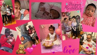 Primer Añito De Mi Bebé Hermosa Dios Me la Bendiga Siempre 🥰🥳👏🏽💕🧸🎁