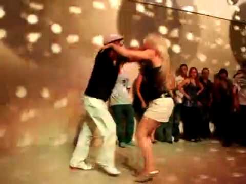 Bailando Carla Fratesi y Pepe el Cubano