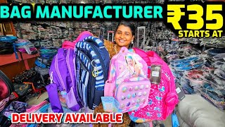 வெறும் ₹35 முதல் Cheapest Bag Wholesale market in Chennai | All Types of Bags in Sowcarpet