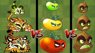 pvz2 challenge - plants and their evolution