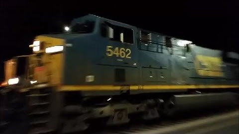 [CSXT]5462 GE ES40DC &  5450 GE ES40DC Leads Q031-17 Through Fay NC With Horntaps SB