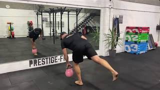 Kettlebell Single Arm, Single Leg, Same Side RDL demonstration