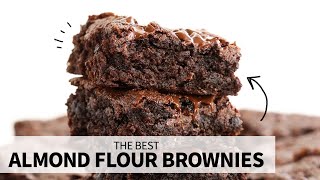 Almond Flour Brownies | rich \& fudgy, gluten-free brownies