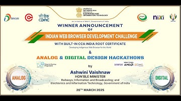 Indian Web Browser Development Challenge Award Ceremony