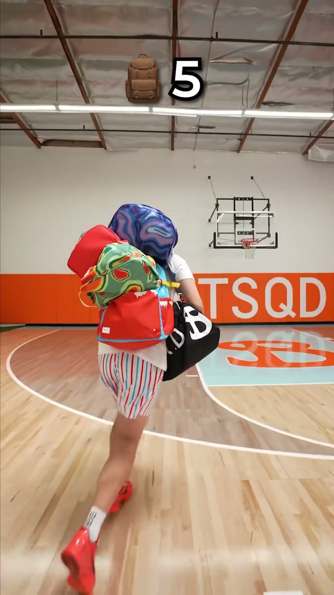How many bags does it take to stop me dunking?