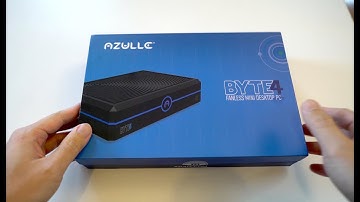 Azulle Byte4 Fanless Mini Windows PC Unboxing & Setup