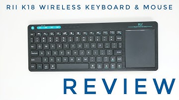 Rii K18 Wireless Keyboard & Mouse for TV Box, Windows, Mac, Raspberry Pi