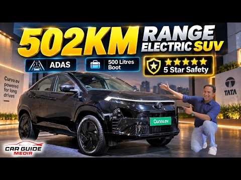 502KM Range in Tata Electric SUV ⚡️ Tata Curvv EV 2026 ⚡️ Better than MG Tomahawk EV ? 🤯