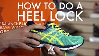 Heel Lock Lacing Technique | Kintec 