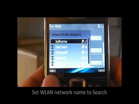 How to Set Up Secure Wireless (Wifi) on Straight Talk Nokia E71