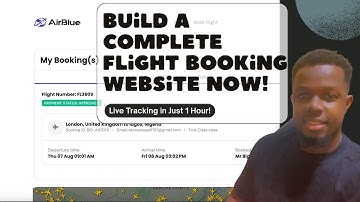 Build a COMPLETE Flight Booking Website with Live Tracking in 1 Hour! | Full Stack Tutorial 2025