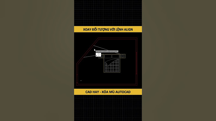 Lỗi lệnh align xoay đối tượng trong cad năm 2024