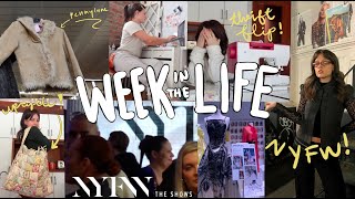 nyc week in my life: thrift flips, thrifting, NYFW and more