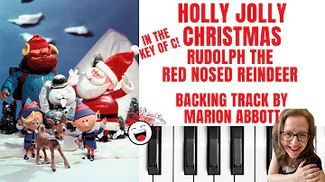 Holly Jolly Christmas 🎁(Burl Ives) - Accompaniment 🎹 *C*